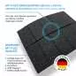 Preview: 100 mm × 50 mm – 3/6/8/10/20 mm Gummigranulat Terrassenpads Unterlage für WPC & Holzterrassen